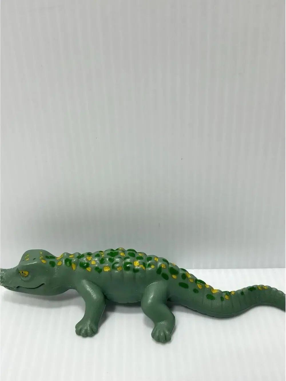 Green Alligator Crocodile Toy Figure - Playmobil Reptile Animal - As Is Damaged
